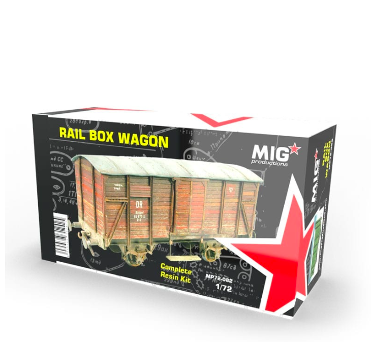 фото Mp72-082 сборная модель аксессуаров из пластика rail box wagonresin kit mig productions