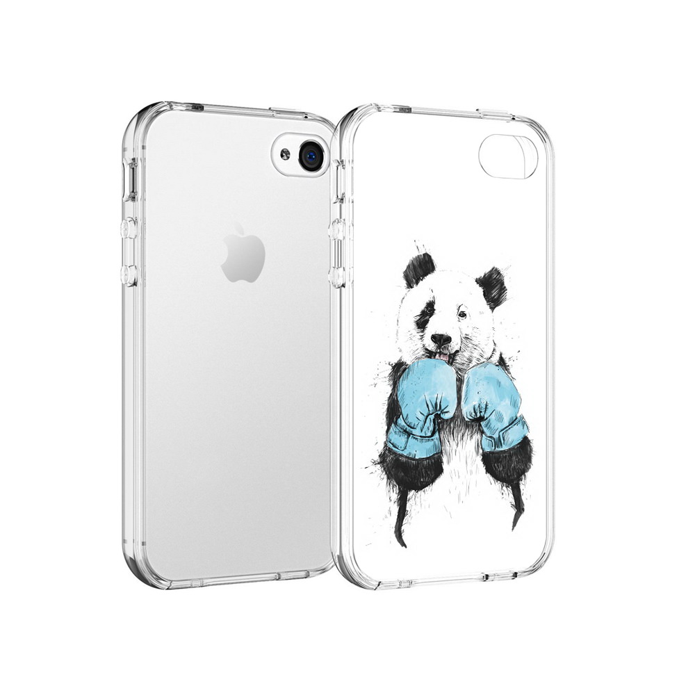 

Чехол MyPads Tocco для Apple iPhone 4 панда боксер, Прозрачный, Tocco