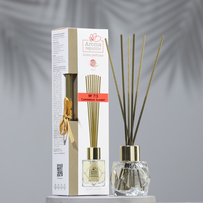 

Диффузор ароматический AROMA REPUBLIC, 30 мл, "Caribbean sunset", карибский закат