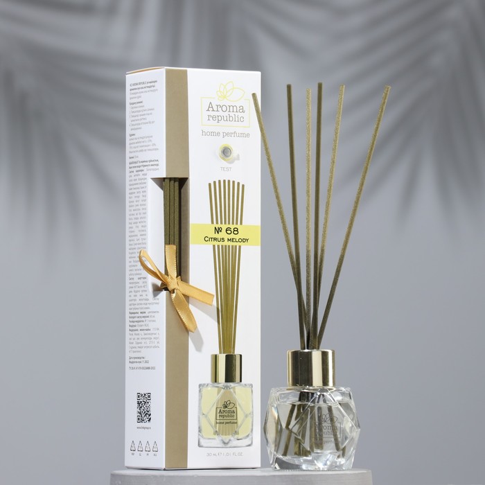 

Аромадиффузор AROMA REPUBLIC, 30 мл, Citrus melody, цитрусовая мелодия