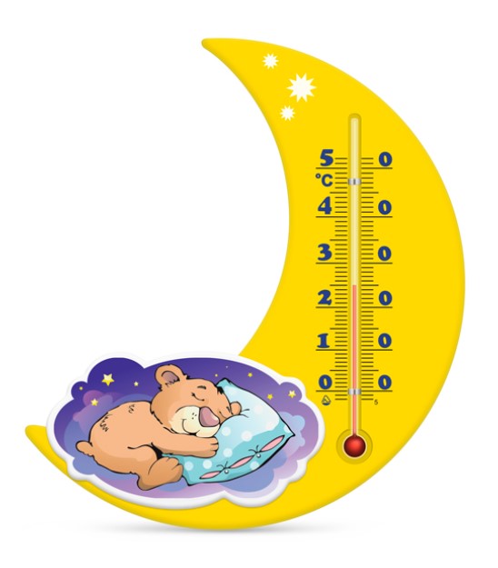 фото Термометр комнатный п-17 'месяц', детский, цв. желтый стеклоприбор
