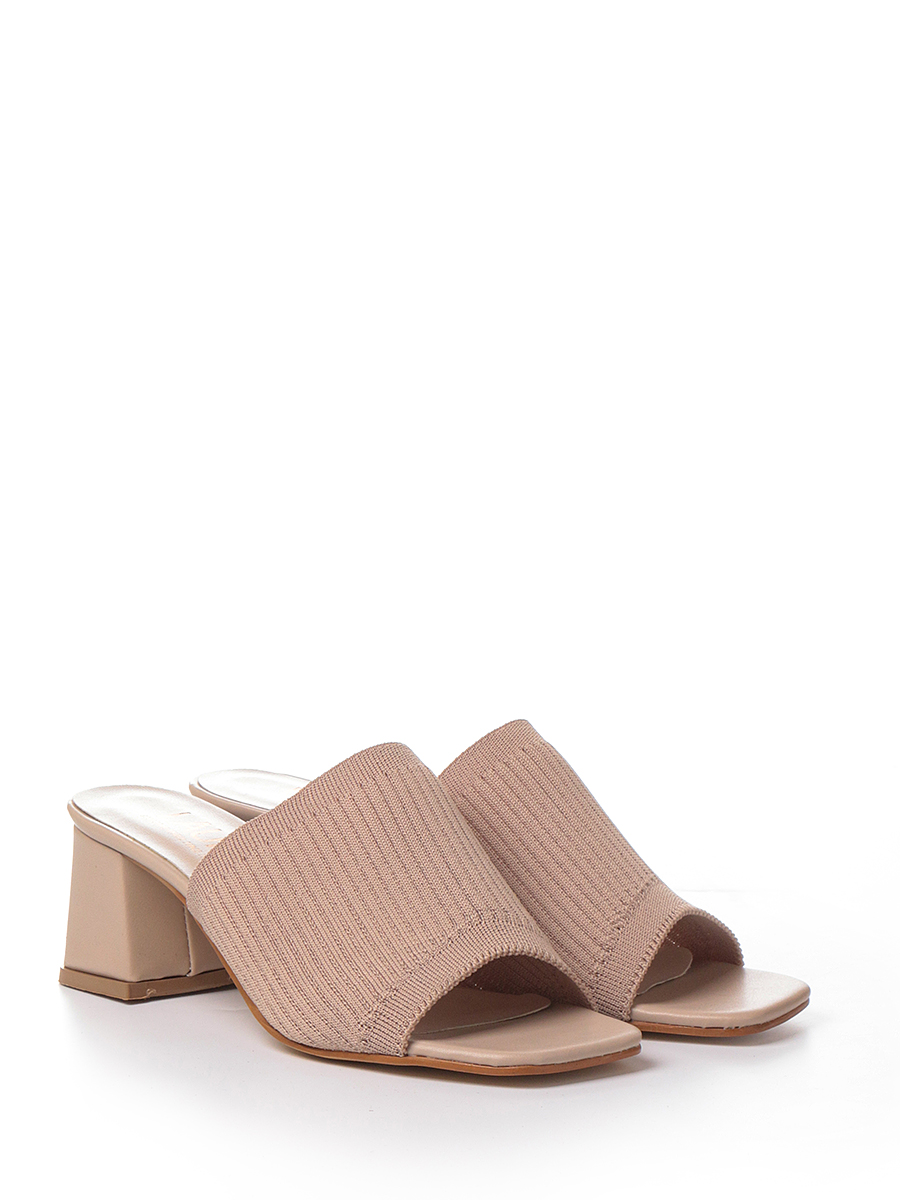 

Мюли женские LAUF! 014 BEI розовые 39 RU, Розовый, 014 BEI