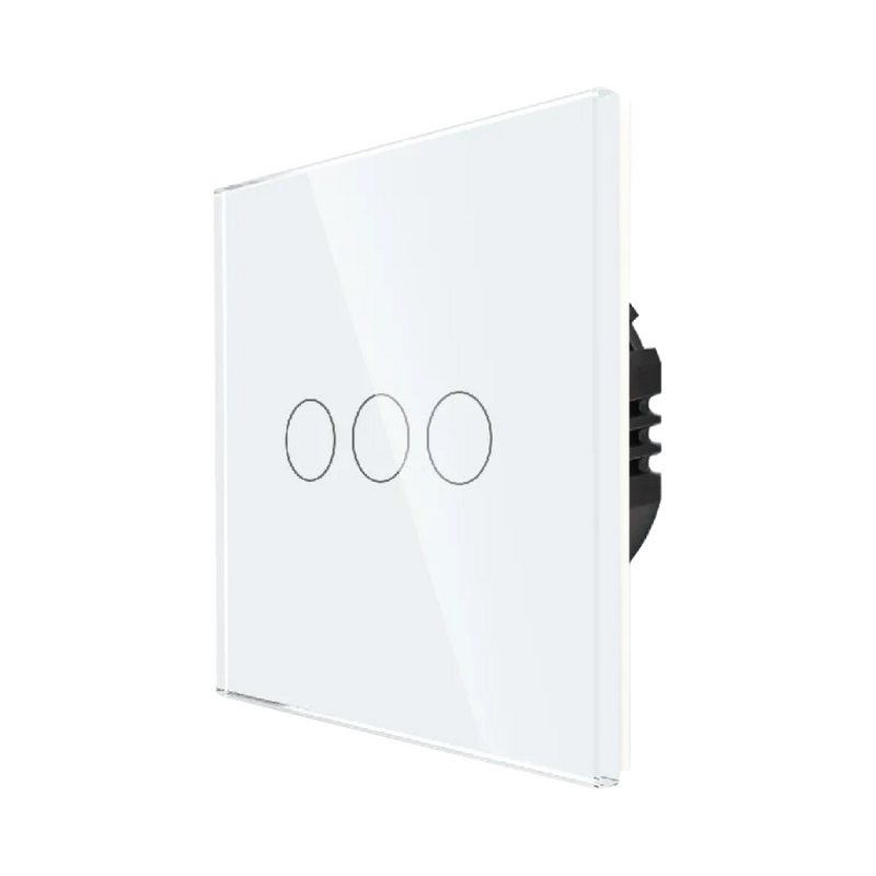 

Умный Wi-Fi выключатель с Алисой на 3 группы света Tuya (белый), SW-SENSOR-PL-3-WHITE