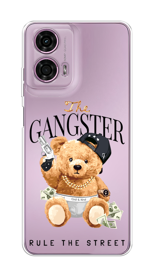 

Чехол на Motorola Moto G24 "The Gangster", Бежевый;серый;черный, 243850-1