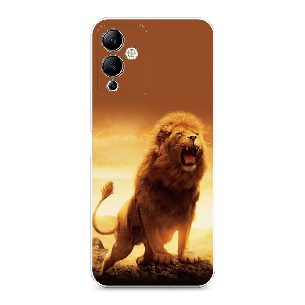 

Чехол на Infinix Note 12i "Львиный рык", Коричневый;желтый;оранжевый, 3102050-1