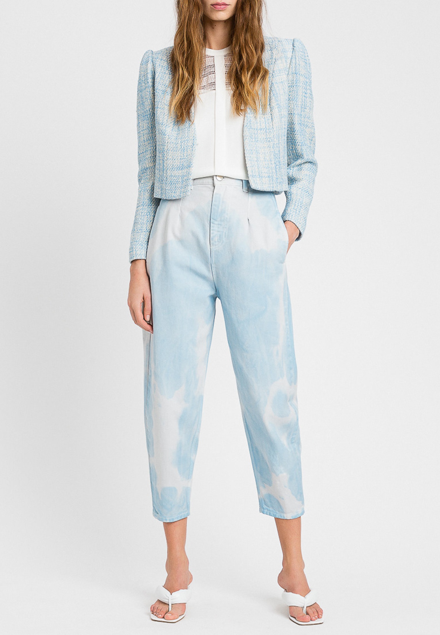 Джинсы женские TWINSET 143496 голубые 27