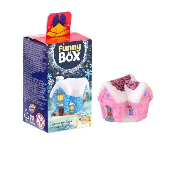 фото Фигурка woow toys funny box домик письмо, инструкция