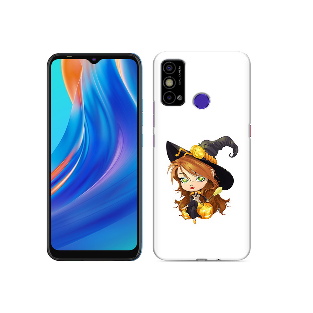 

Чехол MyPads Tocco для Tecno Spark Go Ведьмочка, Прозрачный, Tocco