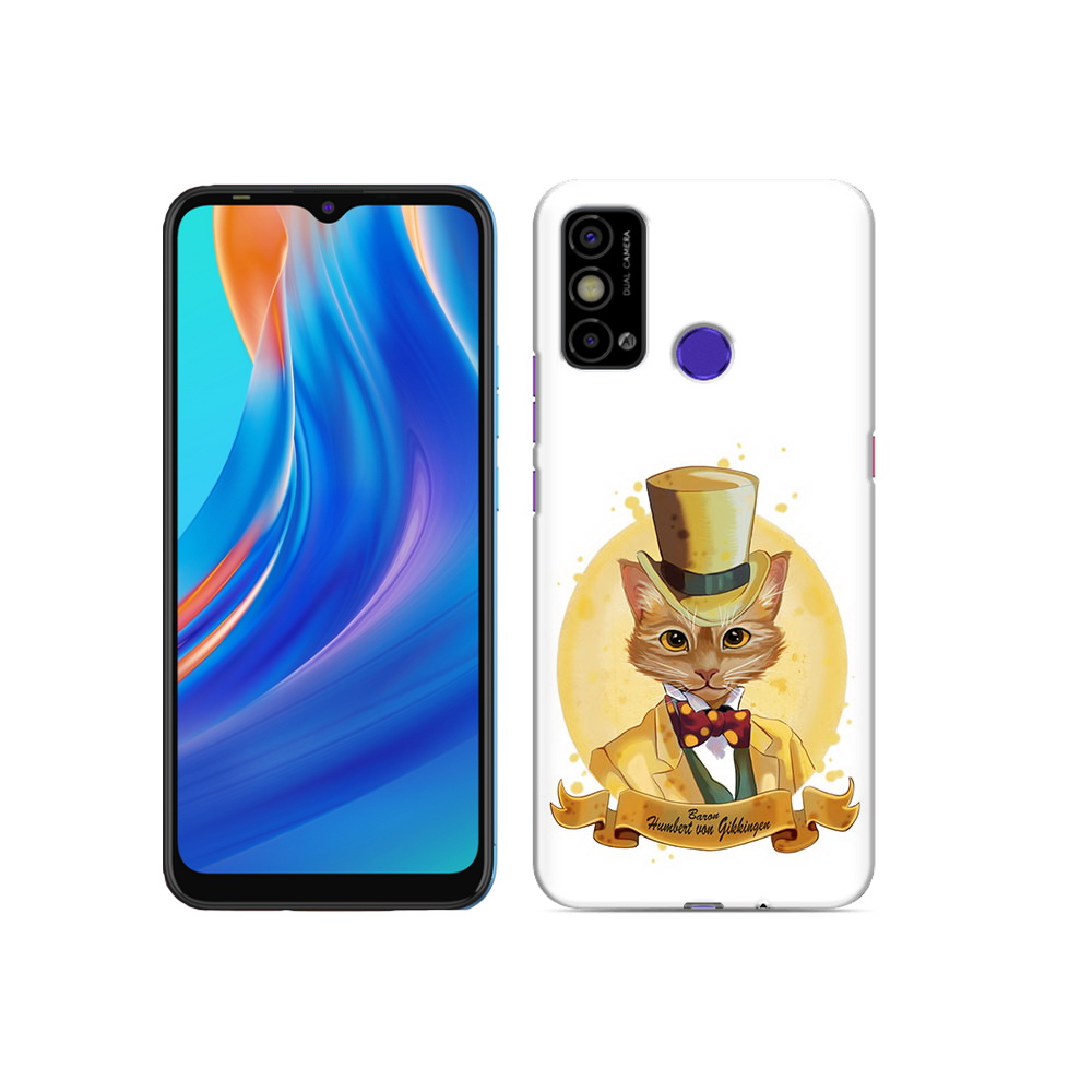 

Чехол MyPads Tocco для Tecno Spark Go кот юрист, Прозрачный, Tocco