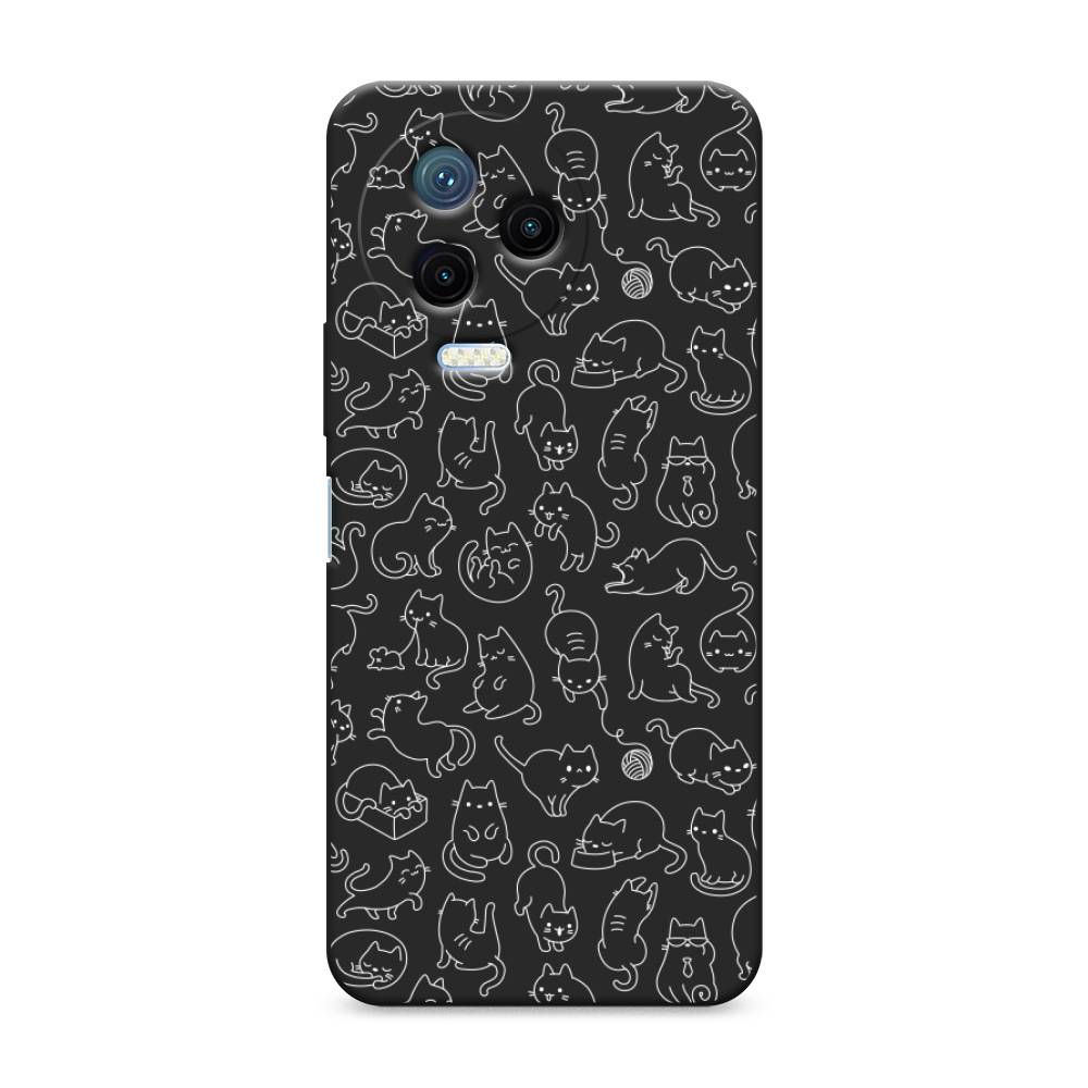 

Чехол Awog на Infinix Note 12 Pro 4G "Шкодливые котики", Прозрачный;бежевый, 3102252-1