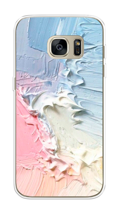 

Чехол Awog на Samsung Galaxy S7 edge "Фруктовое мороженное", Голубой;розовый;желтый, 24650-3