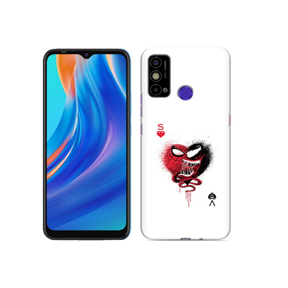 

Чехол MyPads Tocco для Tecno Spark Go Веном, Прозрачный, Tocco