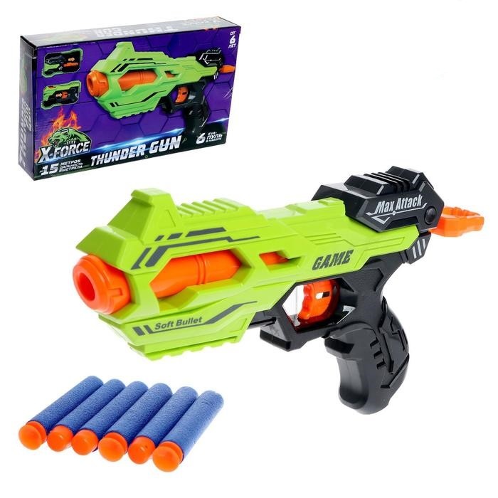 Игрушка Woow Toys Thunder Gun стреляет мягкими пулями пластик 1982₽