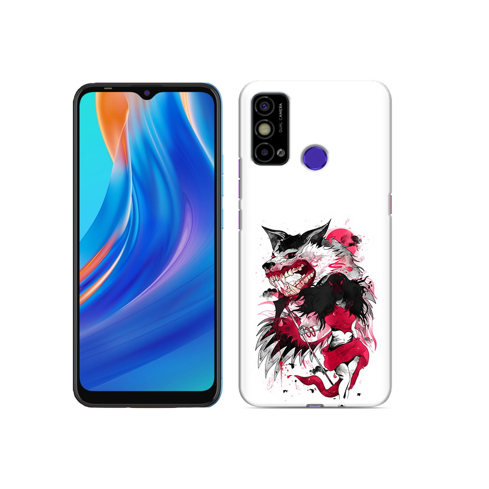 

Чехол MyPads Tocco для Tecno Spark Go красная шапочка, Прозрачный, Tocco