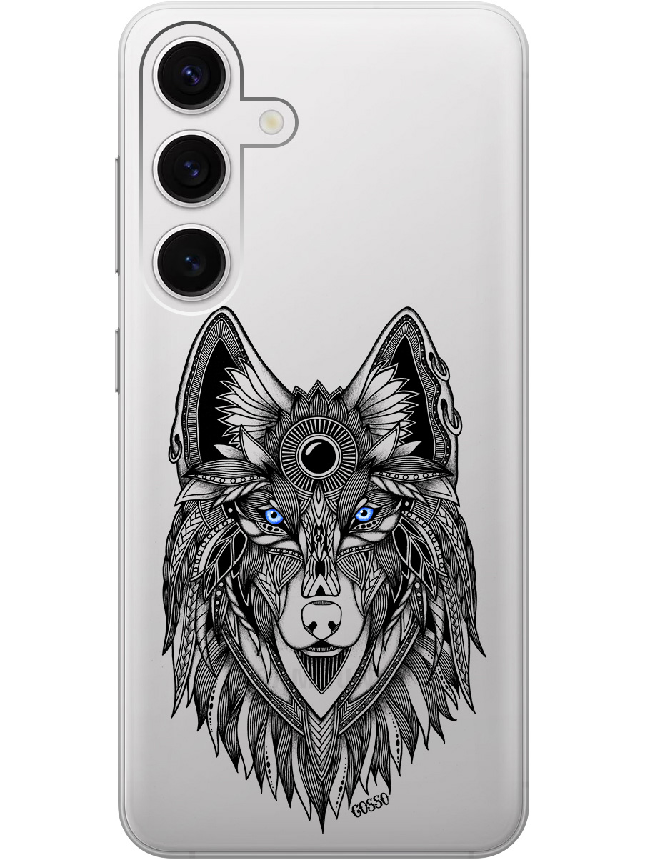 

Силиконовый чехол на Samsung Galaxy S24 с рисунком "Grand Wolf" прозрачный, Прозрачный;голубой;черный, 20011913