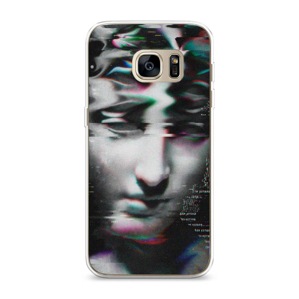 

Чехол Awog на Samsung Galaxy S7 edge "Glitch Art", Серый, 24650-9
