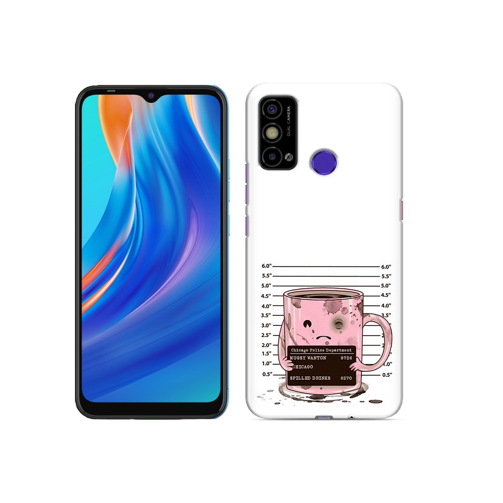 

Чехол MyPads Tocco для Tecno Spark Go кружка, Прозрачный, Tocco