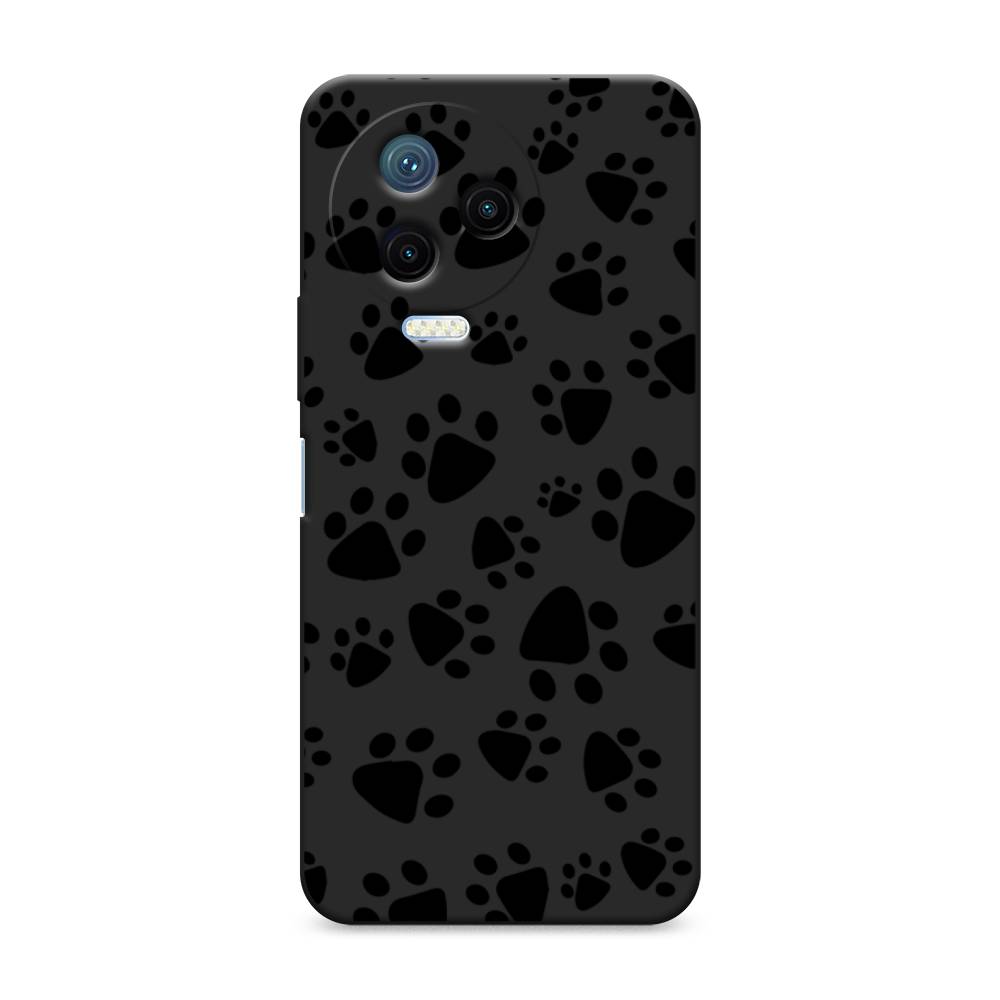 

Чехол Awog на Infinix Note 12 Pro 4G "Лапки черные", Черный, 3102252-1