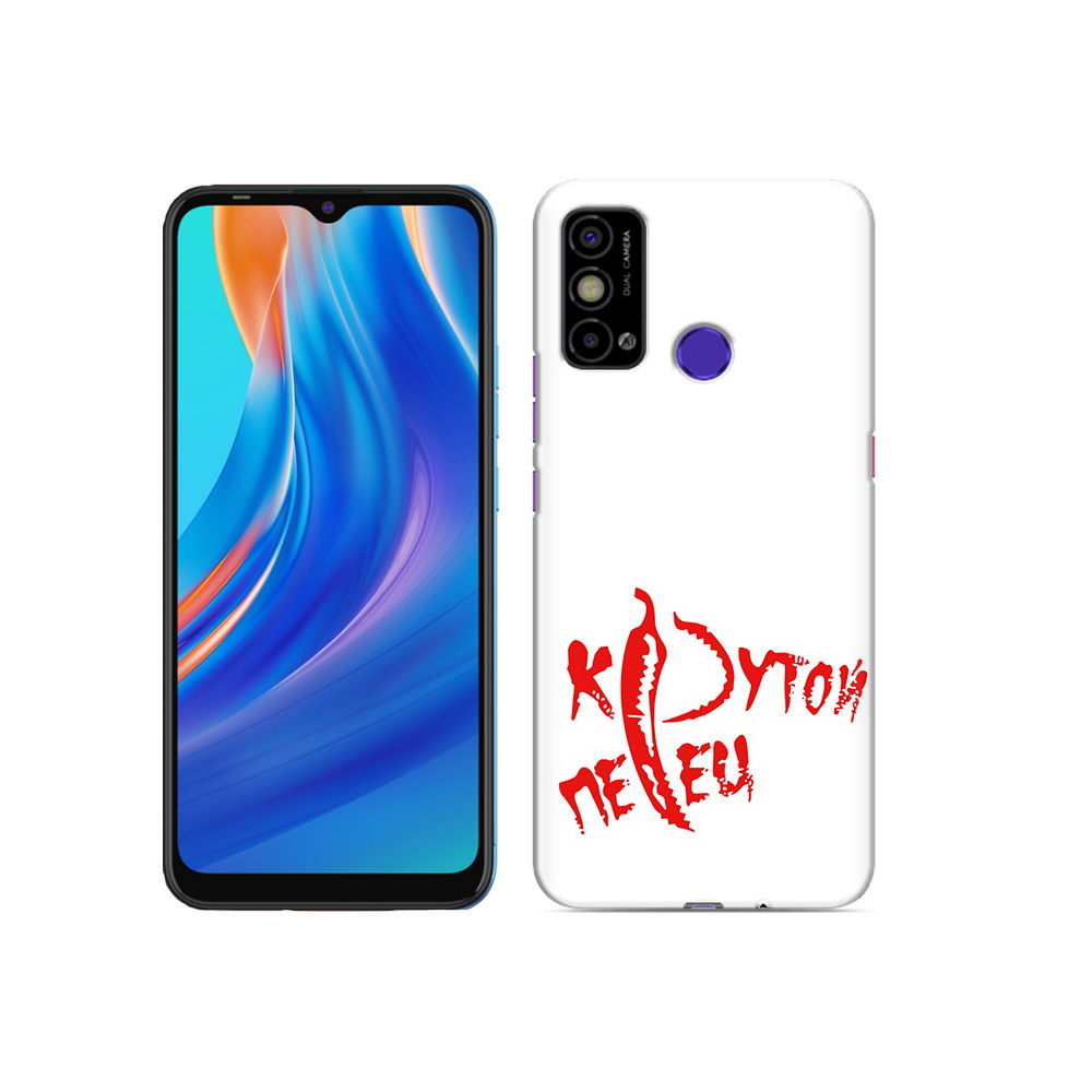 

Чехол MyPads Tocco для Tecno Spark Go крутой перец, Прозрачный, Tocco
