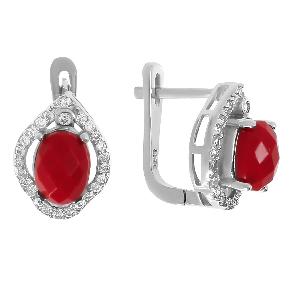 

Серьги из серебра с кораллом искусственным Balex Jewellery 2405936013, 2405936013