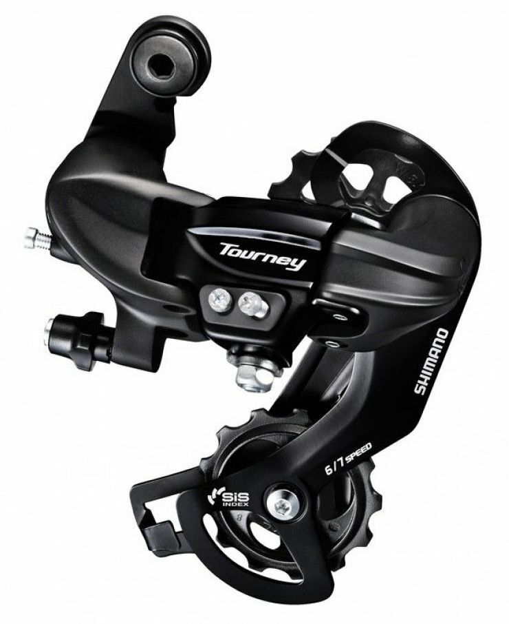 Задний переключатель Shimano Tourney RD-TY300D черный