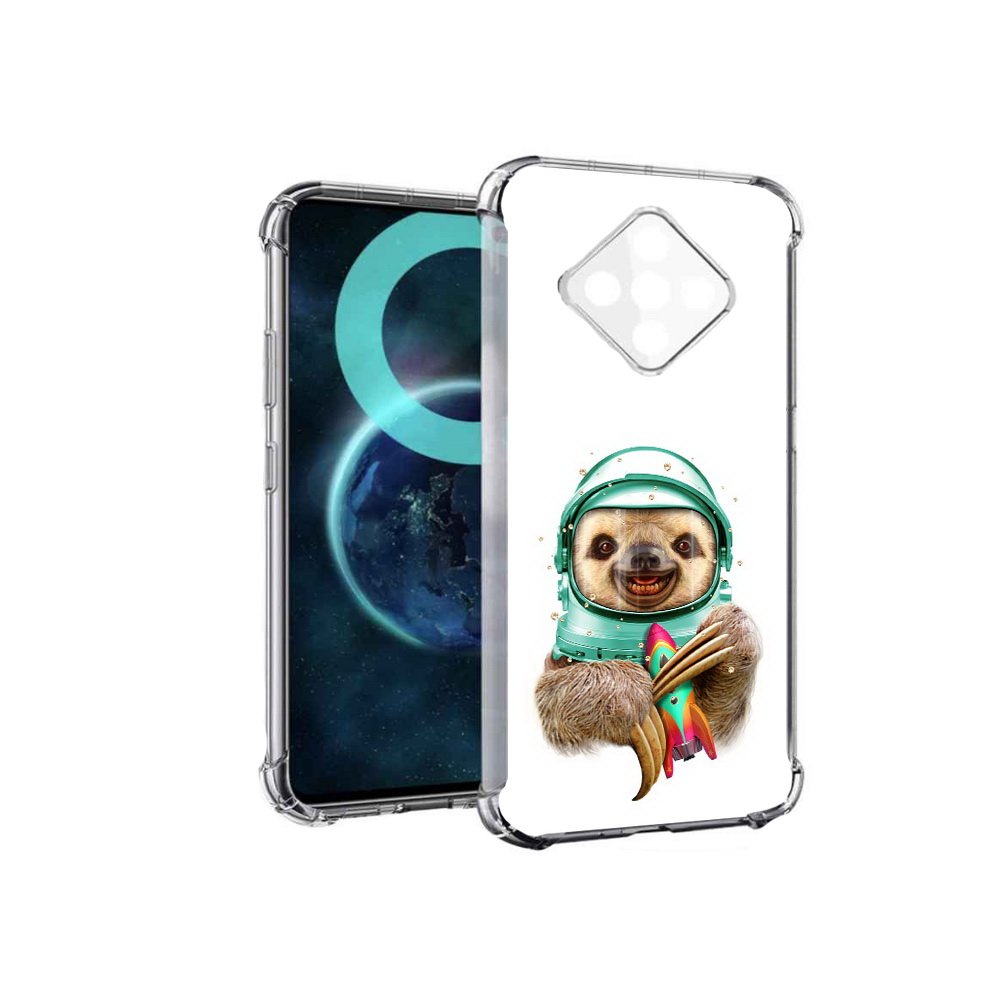 

Чехол MyPads Ленивец астронавт для Infinix Zero 8, Прозрачный, Tocco