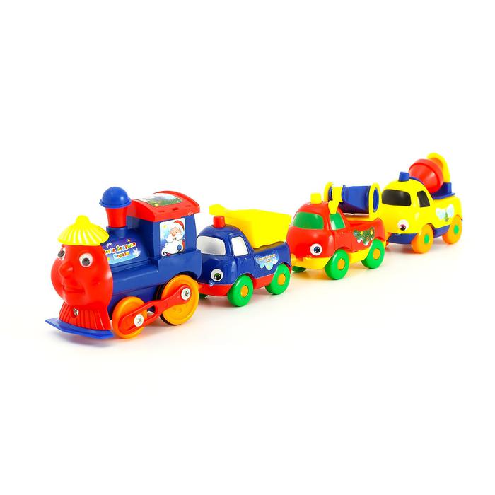 

Woow Toys Поезд Дедушки Мороза, на батарейках, "Поезд Дедушки Мороза", на батарейках