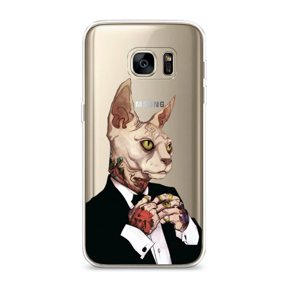 

Чехол Awog на Samsung Galaxy S7 edge "Татуированный сфинкс", Бежевый;черный;красный, 24650-7