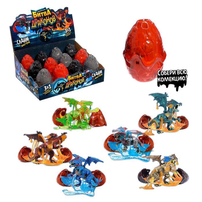 Woow Toys со слаймом и игрушкой – конструктором Битва драконов