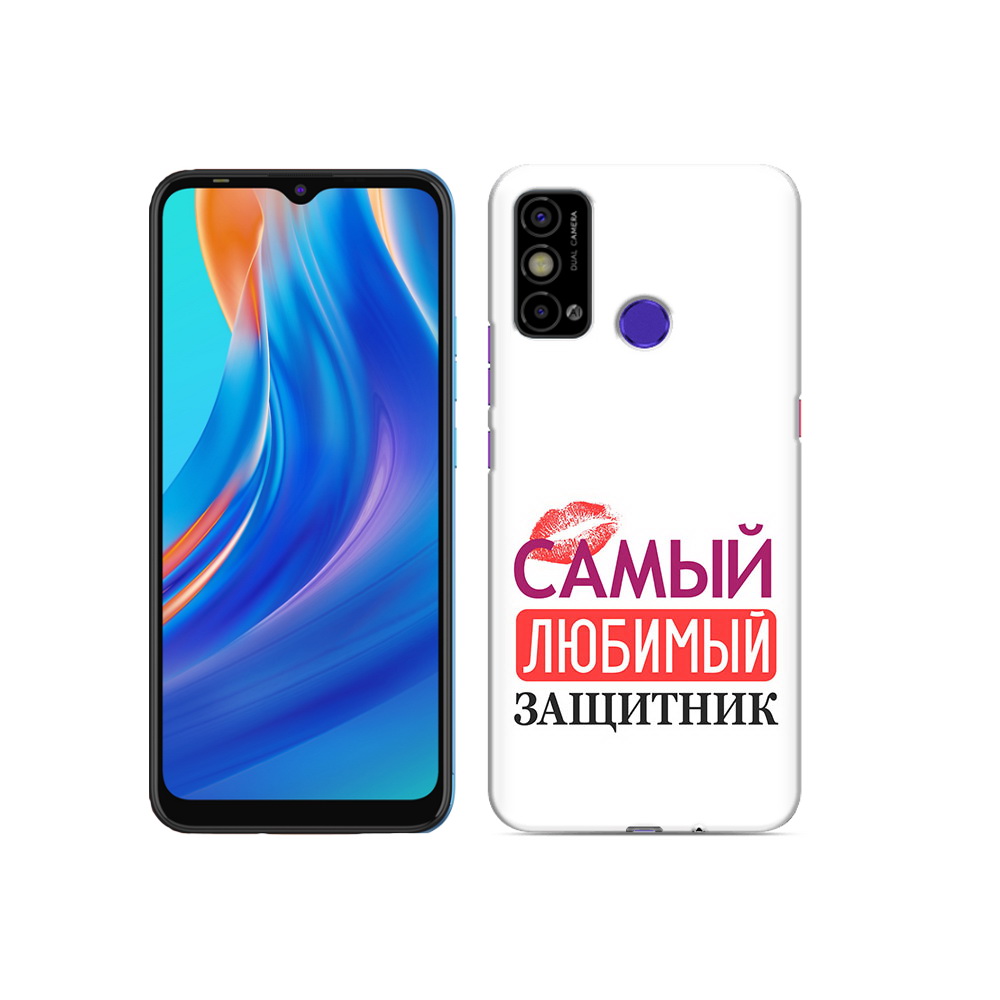 

Чехол MyPads Tocco для Tecno Spark Go любимый защитник, Прозрачный, Tocco