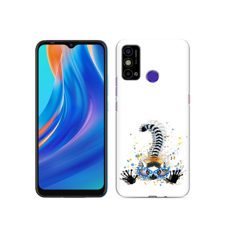 

Чехол MyPads Tocco для Tecno Spark Go лямур, Прозрачный, Tocco