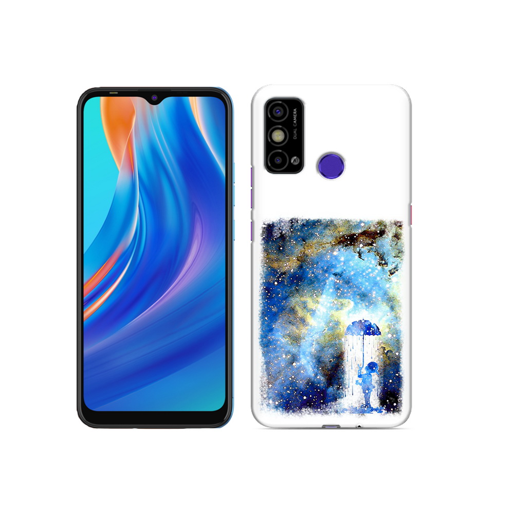

Чехол MyPads Tocco для Tecno Spark Go мальчик в небе, Прозрачный, Tocco