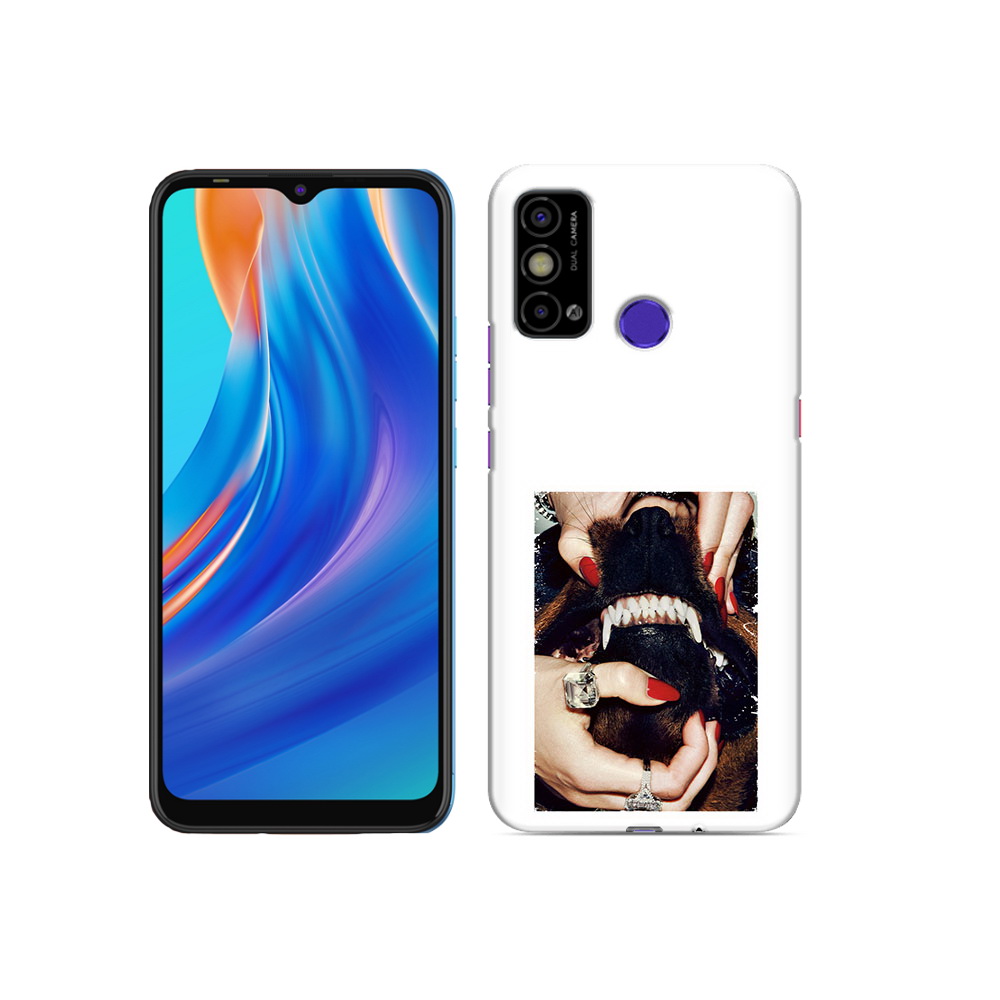 

Чехол MyPads Tocco для Tecno Spark Go маникюр, Прозрачный, Tocco