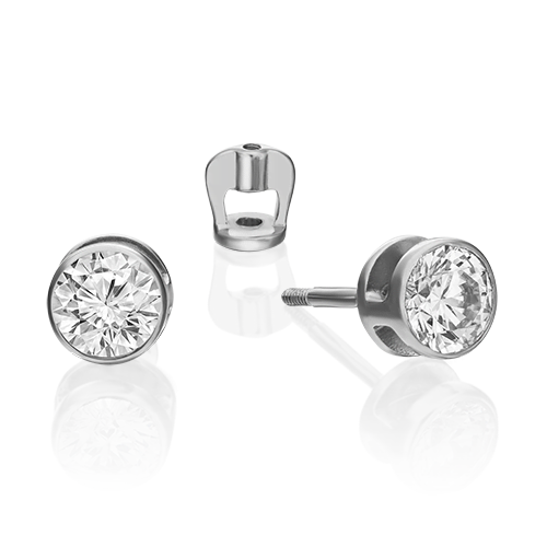

Серьги из белого золота с фианитом PLATINA jewelry 02-0296-00-501-1120-38, 02-0296-00-501-1120-38