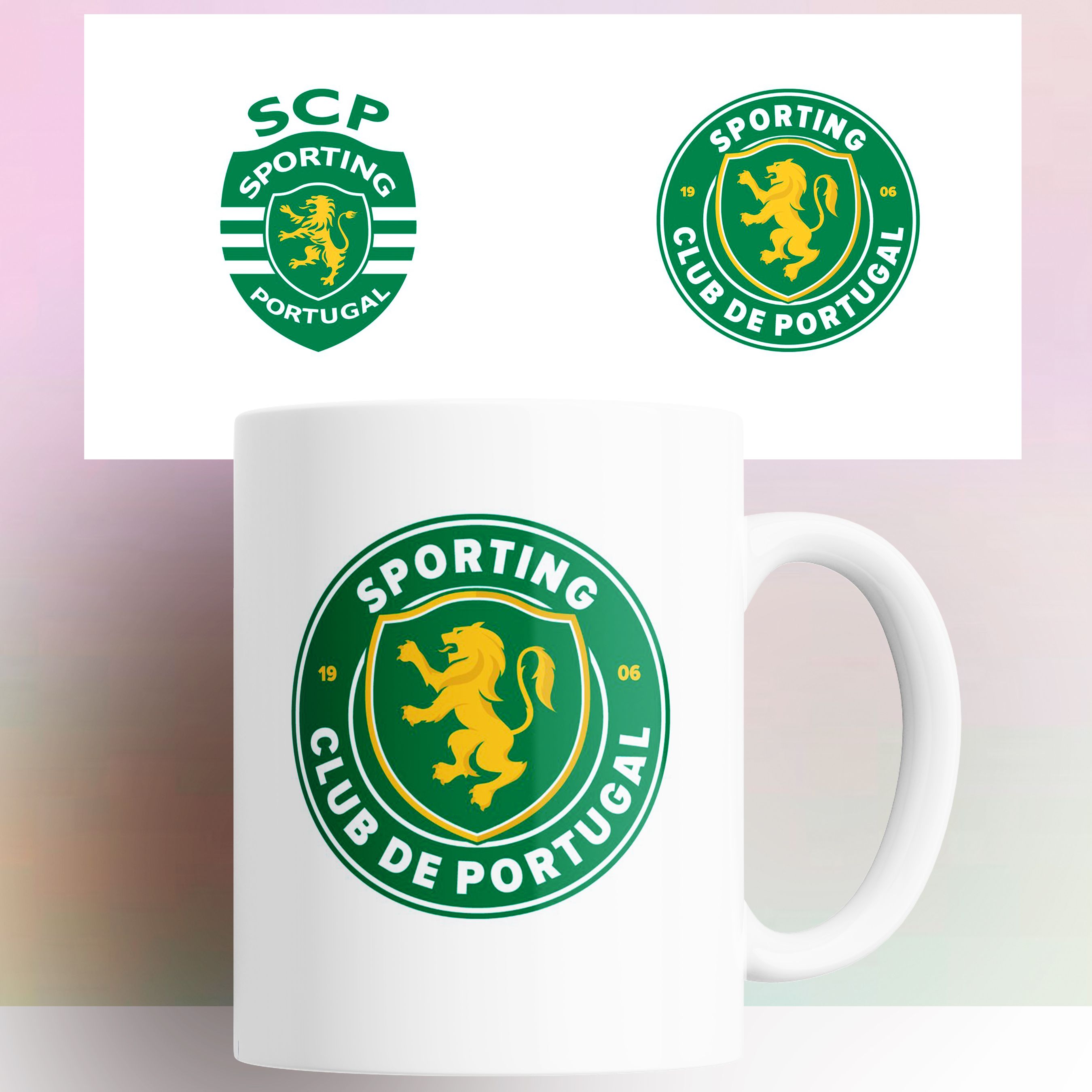 

Кружка футбольный клуб Спортинг Лиссабон Sporting 330 мл
