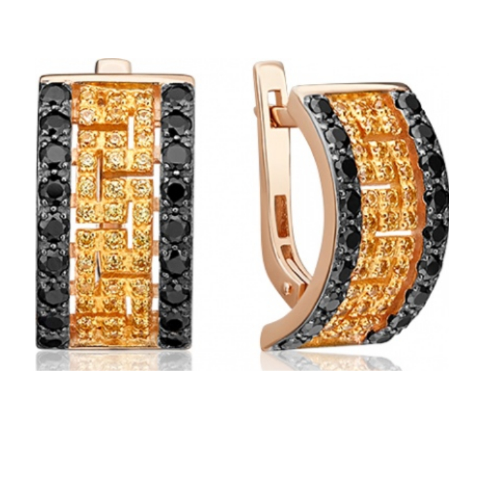

Серьги из красного золота с фианитом PLATINA jewelry 02-0830-00-404-1110-32, 02-0830-00-404-1110-32