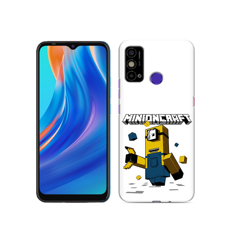 

Чехол MyPads Tocco для Tecno Spark Go миньон, Прозрачный, Tocco