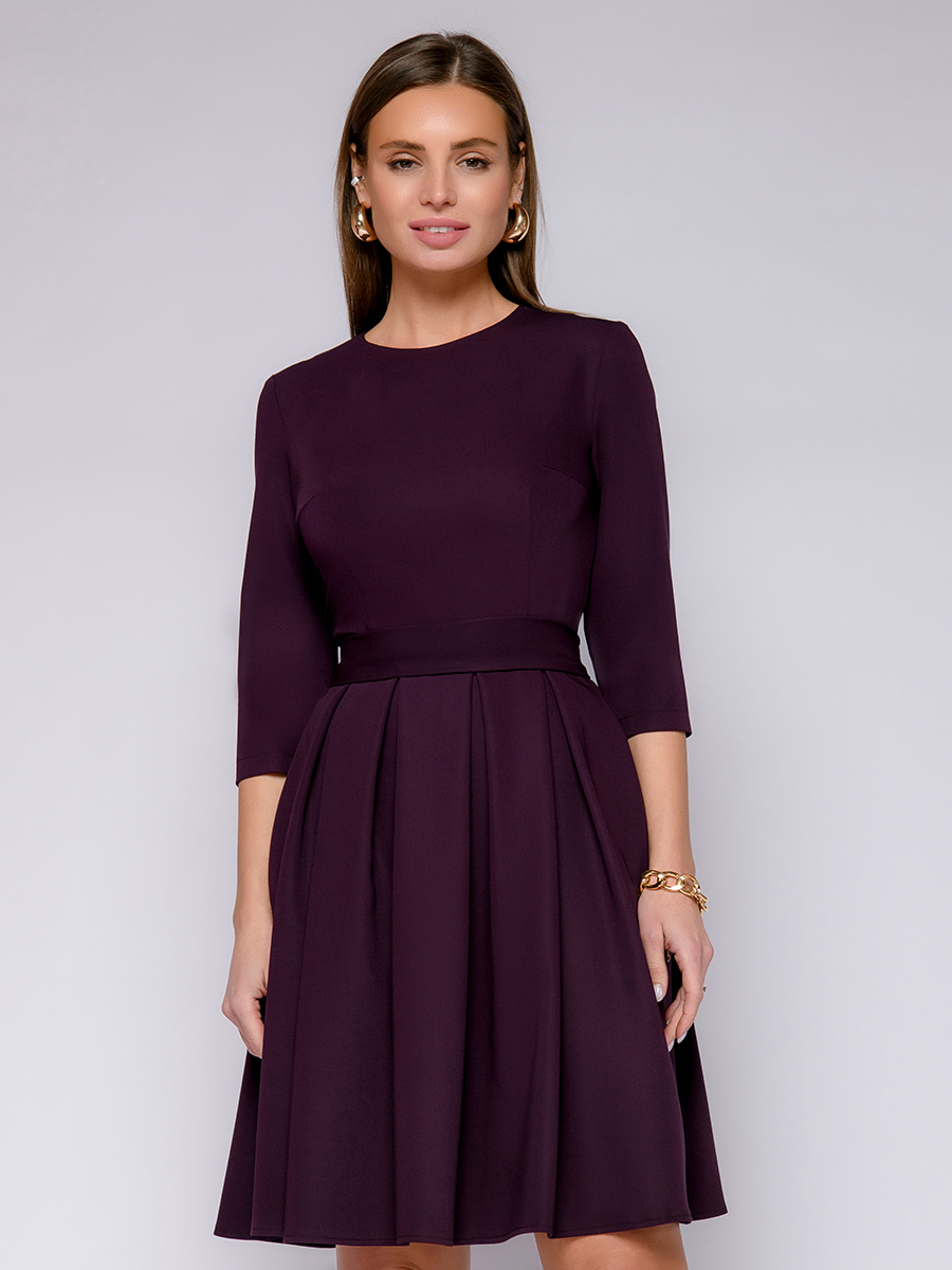 

Платье женское 1001dress 0122001-01369 фиолетовое 48, 0122001-01369