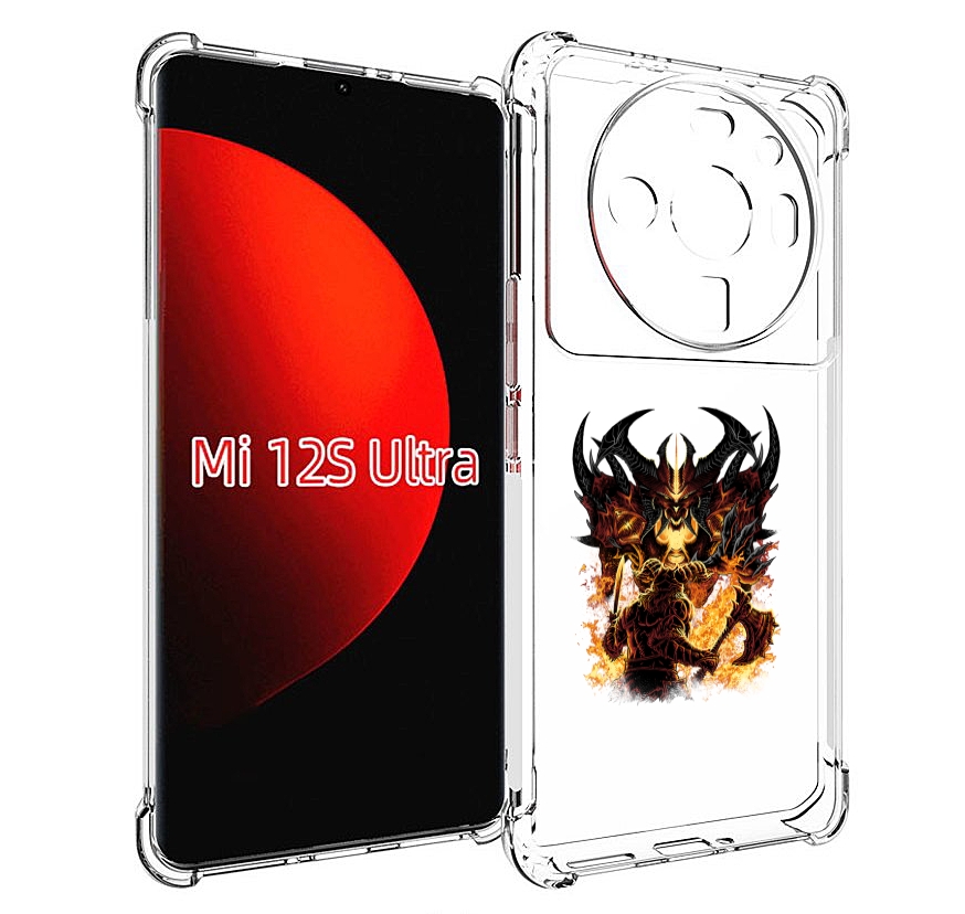 

Чехол MyPads демон shadow fiend для Xiaomi 12S Ultra, Прозрачный, Tocco