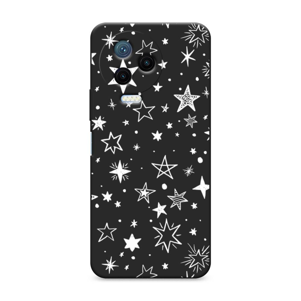 

Чехол Awog на Infinix Note 12 Pro 4G "Звездочки графика белая", Прозрачный;белый, 3102252-1