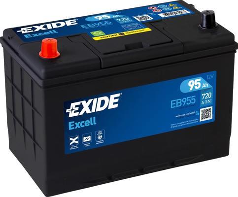 Аккумулятор Excell 12V 95Ah 720A 306х173х222 полярность ETN1 клемы EN крепление Korean B1