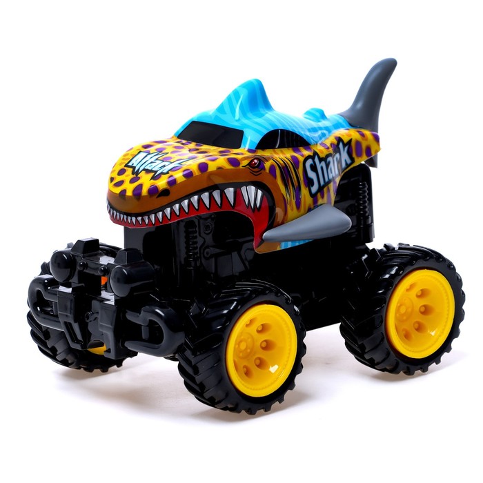 

Джип инерционный «Акула», трансформация при ударе, МИКС