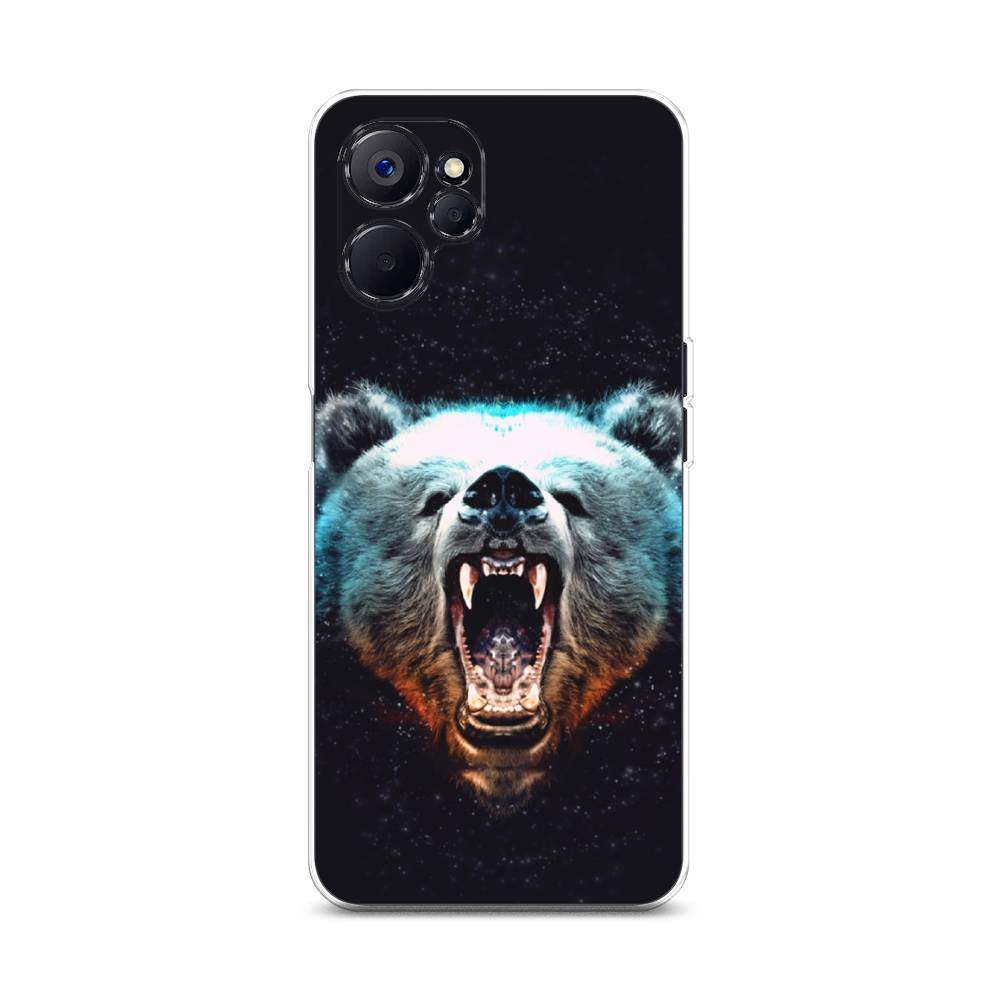 

Чехол Awog на Realme 10 5G "Медведь", Коричневый;голубой;черный, 2512650-2