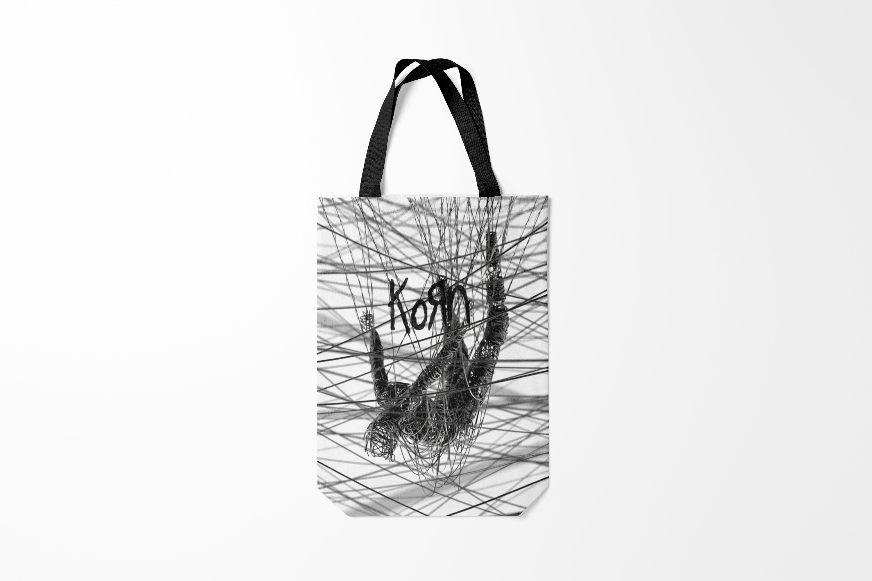 

Сумка шoппер унисекс Burnettie KoЯn Korn The Nothing, черный, KoЯn Korn The Nothing