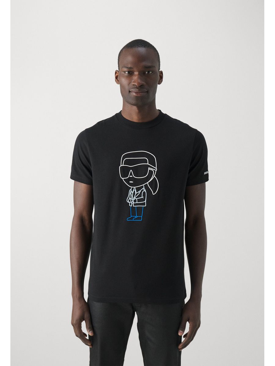 

Футболка мужская Karl Lagerfeld K4822O0FB черная M, Черный, K4822O0FB