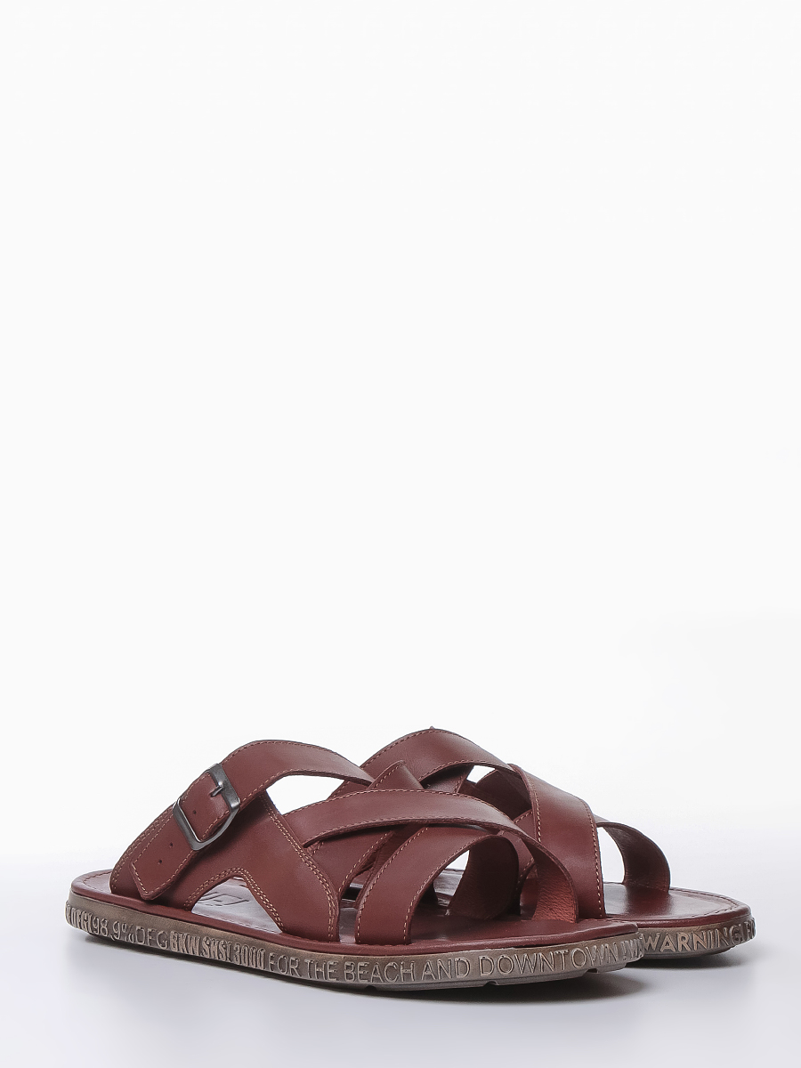 

Сабо мужские Lauf! 052-7 brown коричневые 43 RU, 052-7 brown