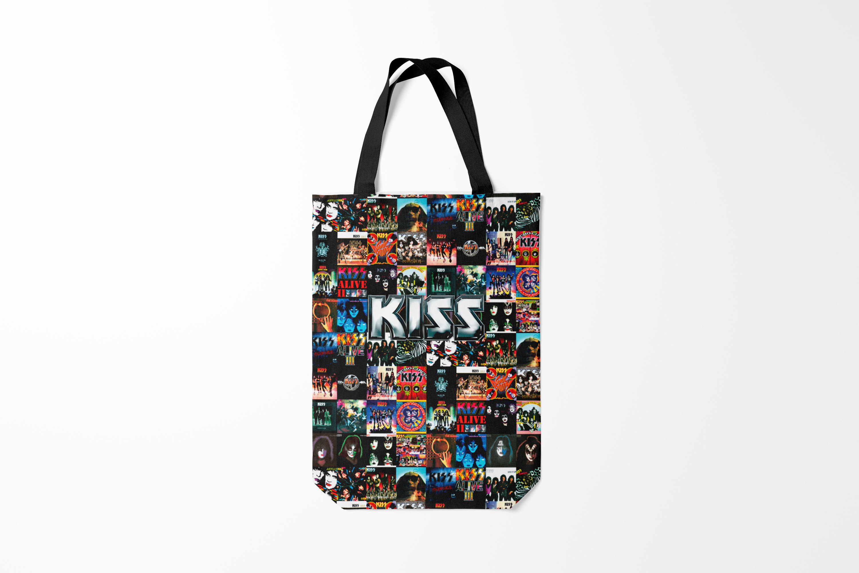 

Сумка шoппер унисекс Burnettie Kiss, черный, Kiss