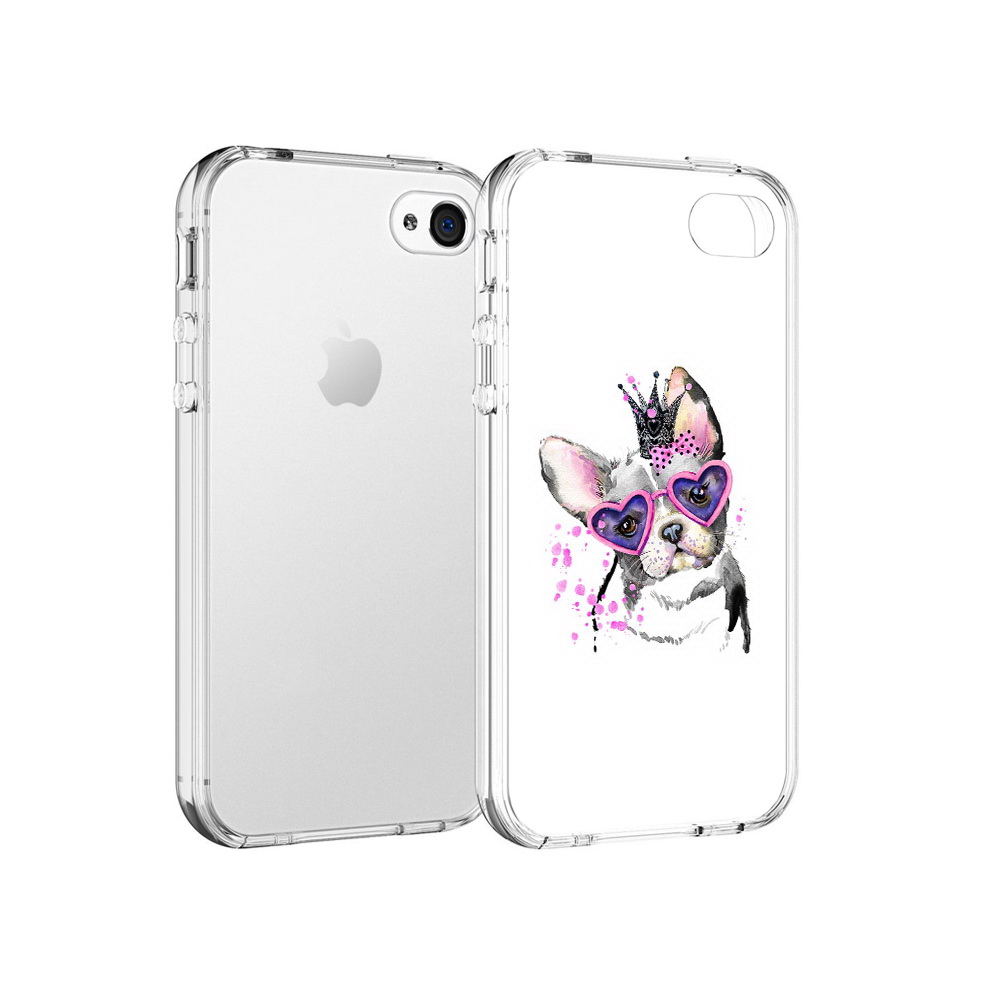 

Чехол MyPads Tocco для Apple iPhone 4 принцесса, Прозрачный, Tocco