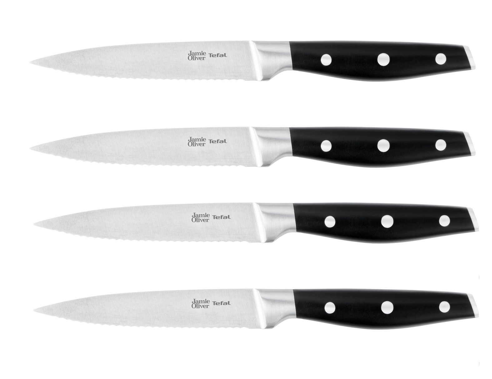 Набор ножей для стейка Tefal Jamie Oliver K2670849, 12 см, 4 шт
