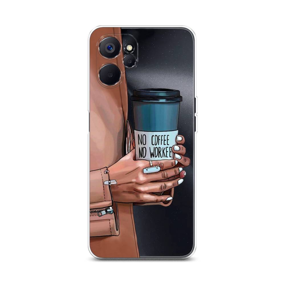 

Чехол Awog на Realme 10 5G "No coffee", Синий;бежевый;коричневый, 2512650-7